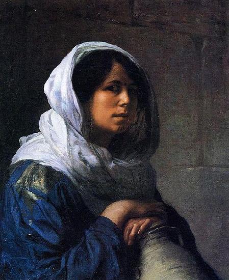 Jean-Leon Gerome Egyptian water carrier. oil painting image